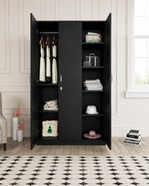 3 Door Wardrobe (Without Mirror)