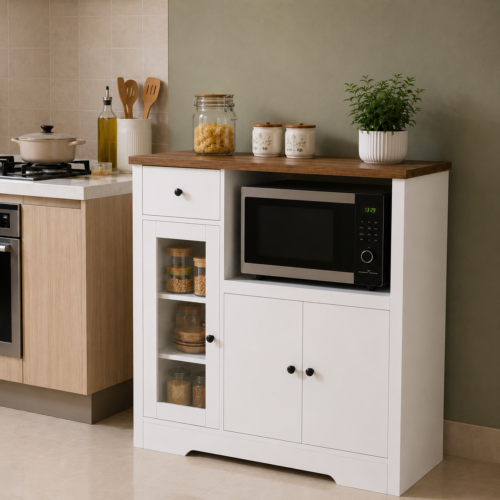 Kitchen Microwave Cabinet
