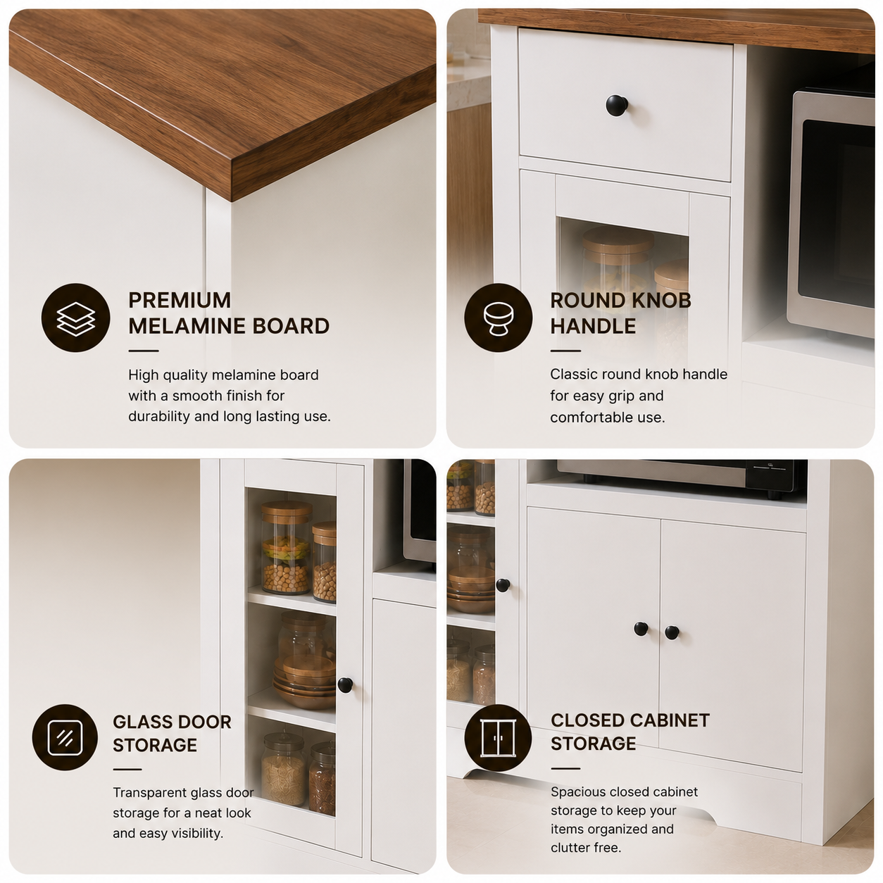 Kitchen Microwave Cabinet - Image 3