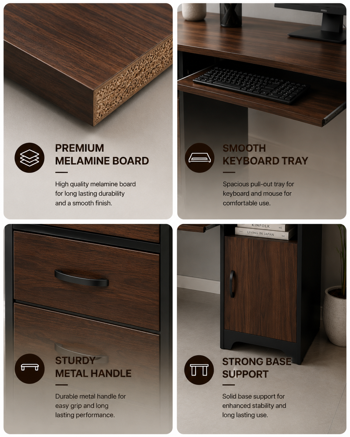 Modern Office Desk - Image 3
