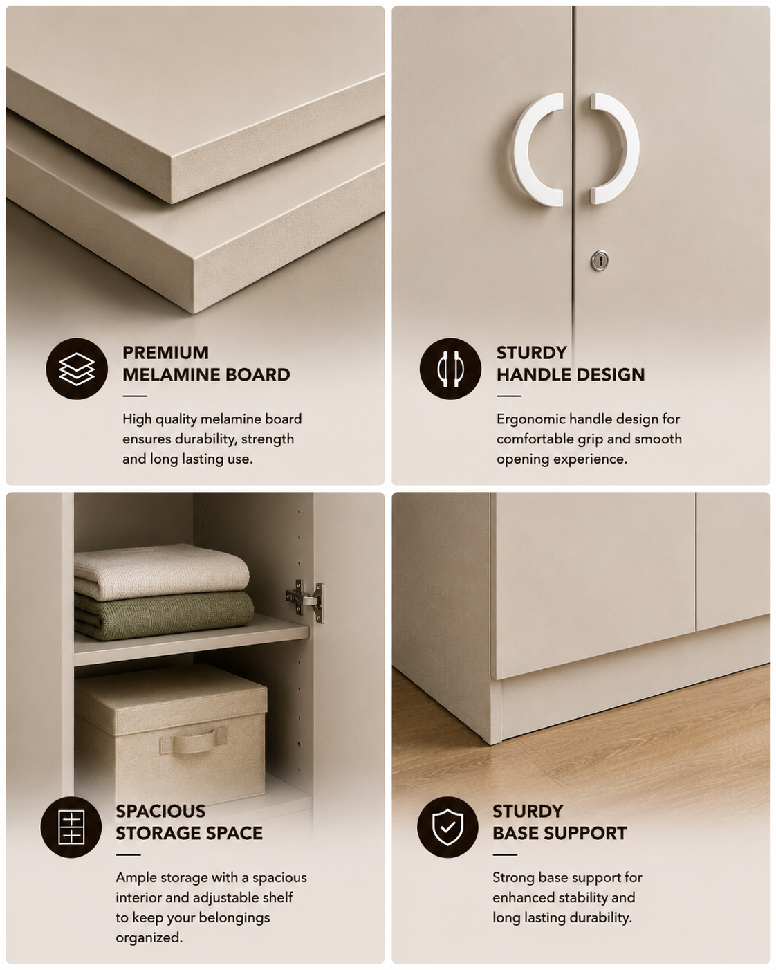 Premium 2 Door Wardrobe - Image 3