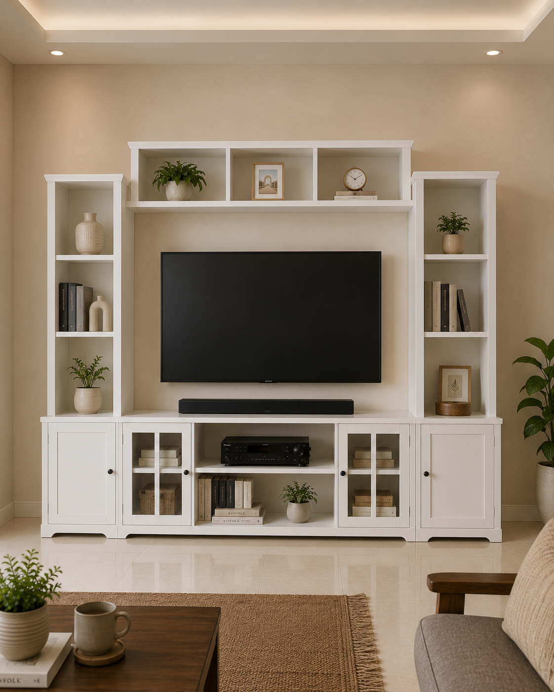 Tv Trolly & Cabinet